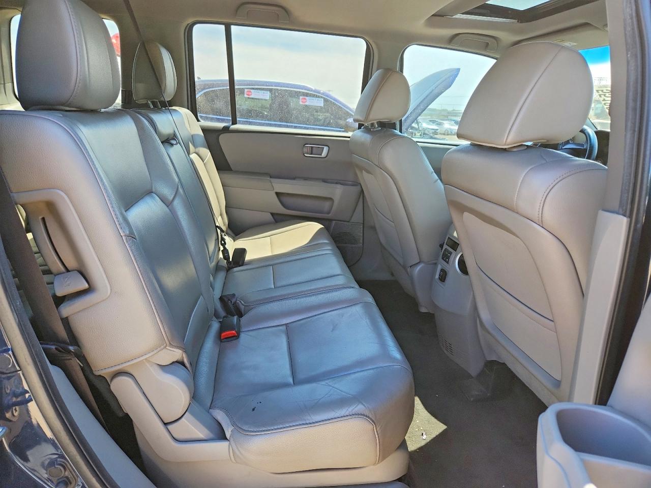 2012 Honda Pilot Exl Blue vin: 5FNYF3H55CB022231