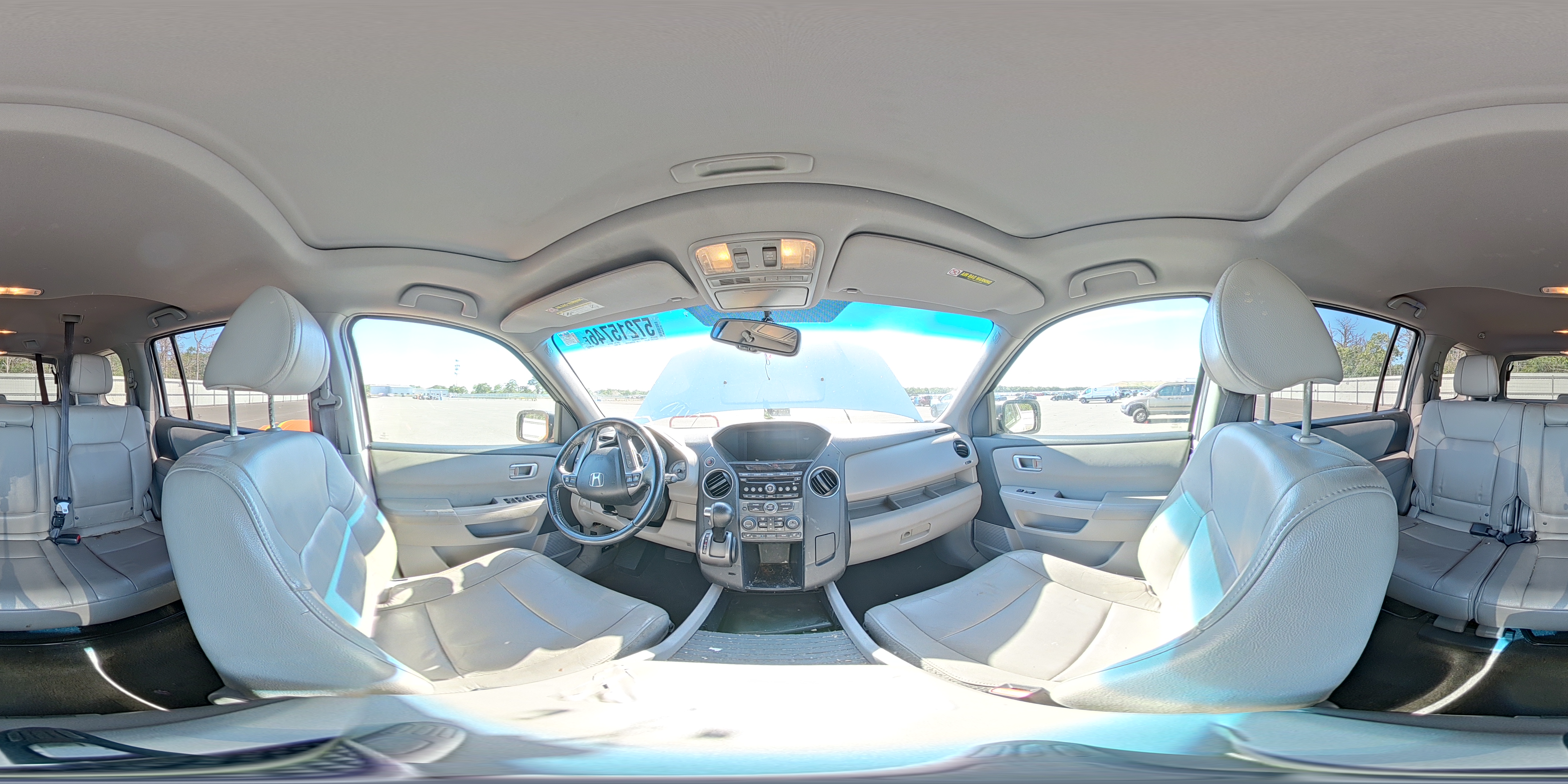 2012 Honda Pilot Exl White vin: 5FNYF3H55CB023637