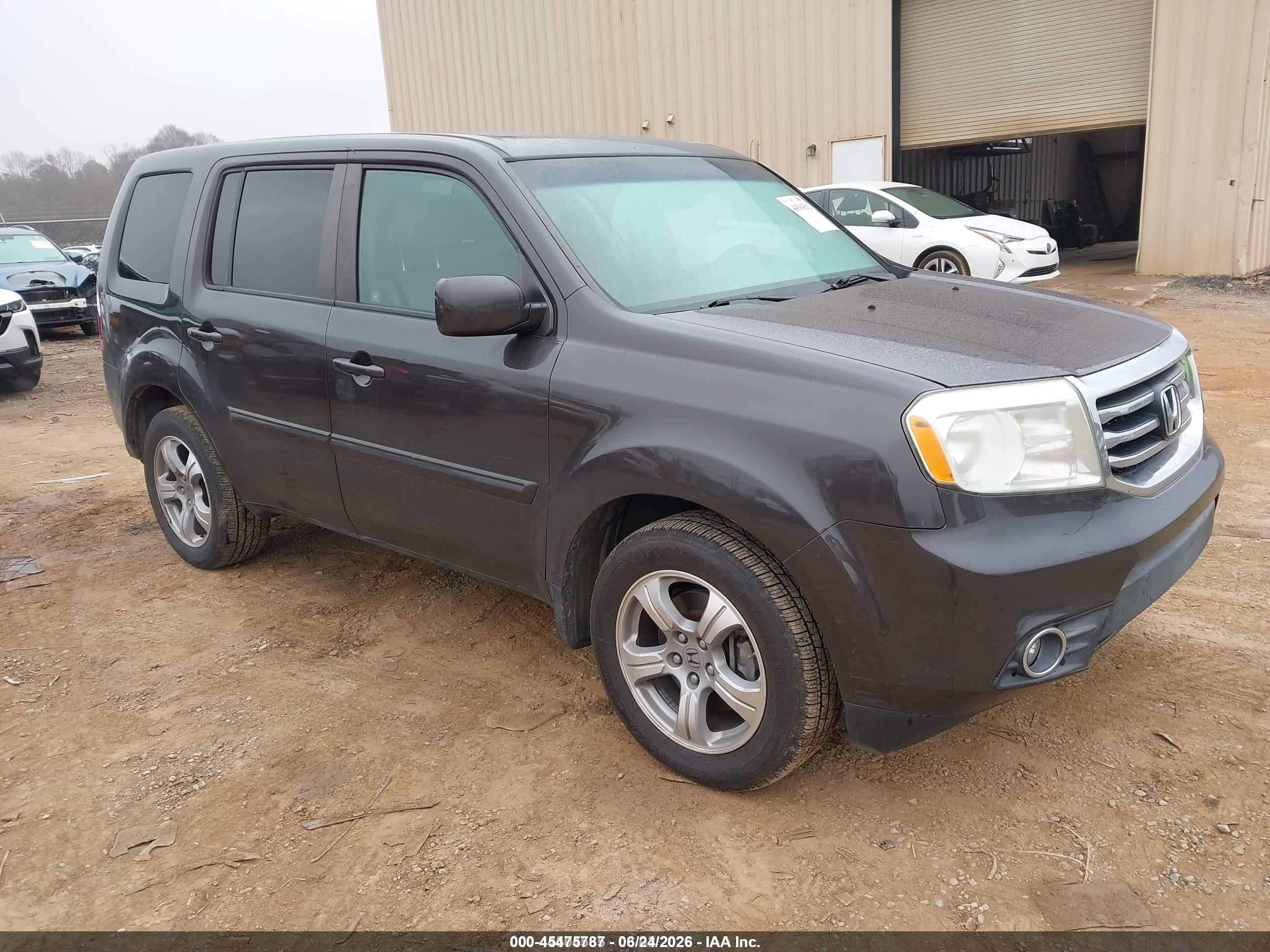 2012 Honda Pilot Ex-l Gray vin: 5FNYF3H55CB025517