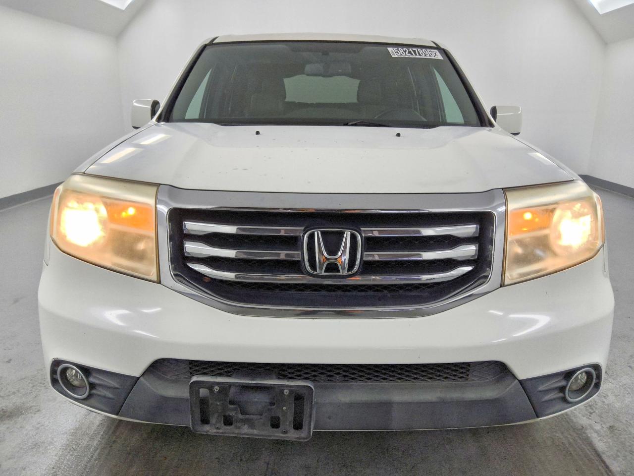 2013 Honda Pilot Exl White vin: 5FNYF3H55DB003020