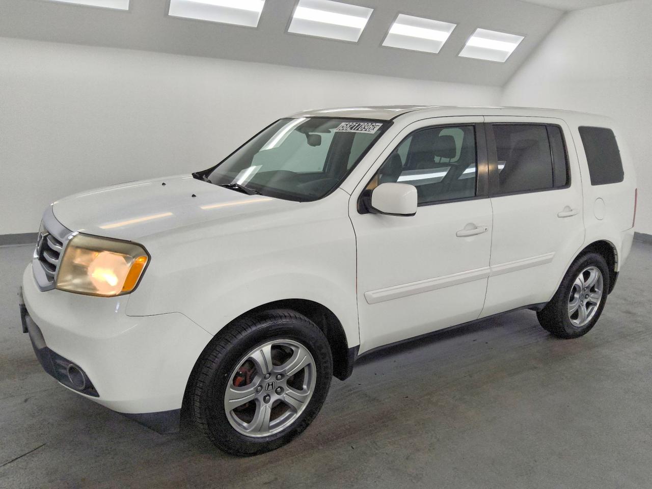 2013 Honda Pilot Exl White vin: 5FNYF3H55DB003020