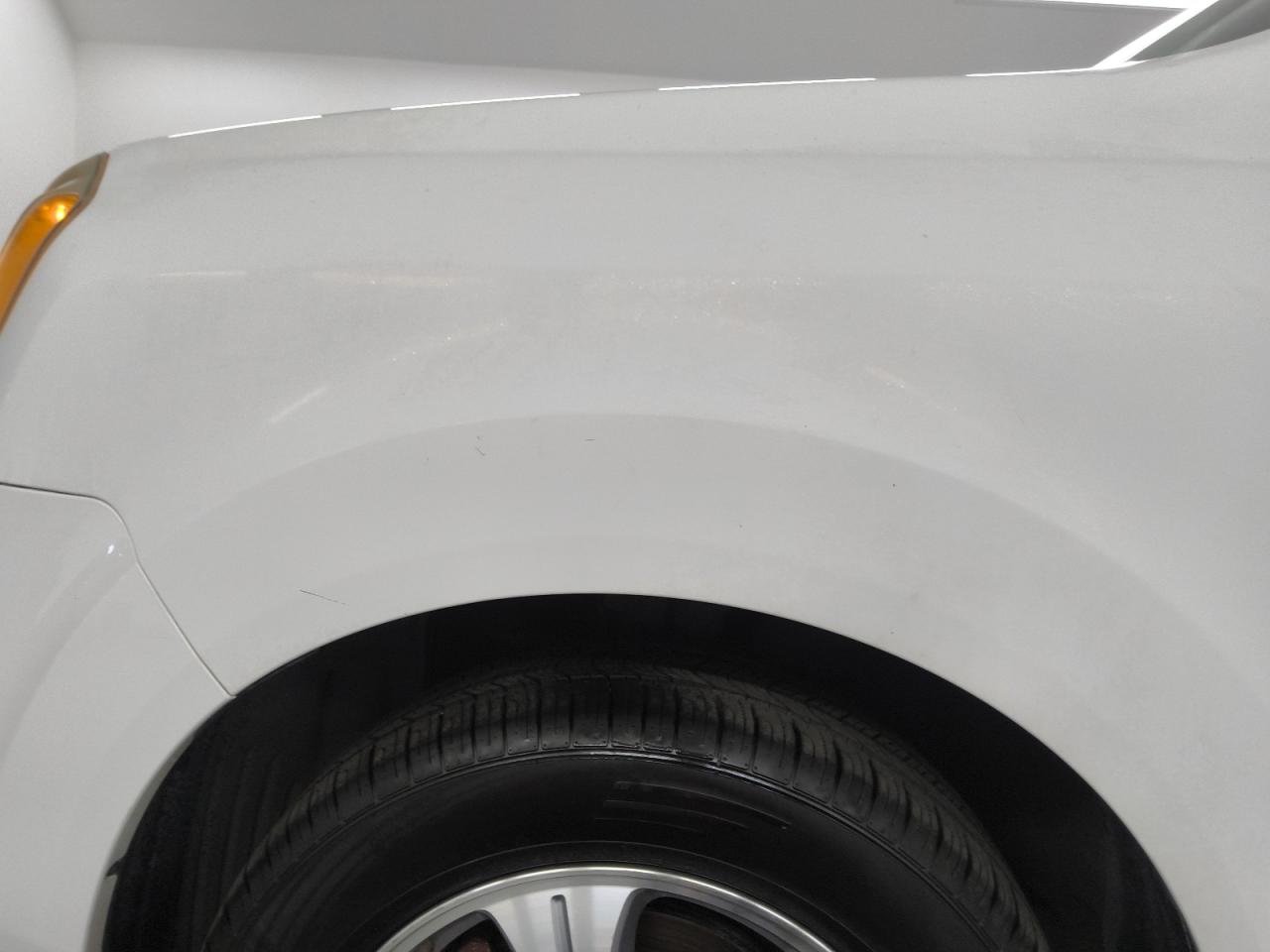 2013 Honda Pilot Exl White vin: 5FNYF3H55DB003020 Damage: Left Front Fender, Previous Repair, Substandard Repair
