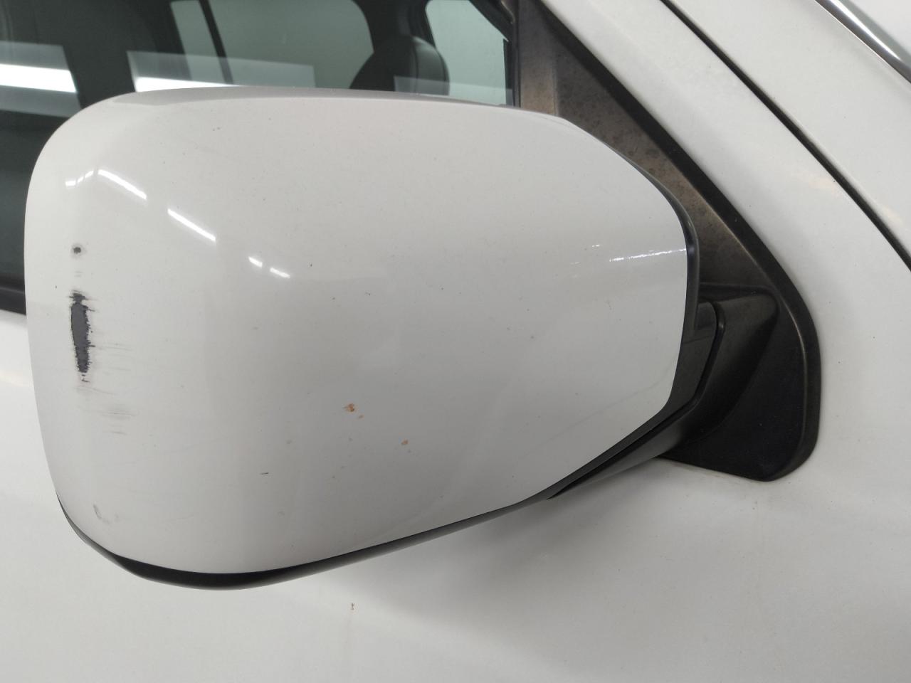 2013 Honda Pilot Exl White vin: 5FNYF3H55DB003020 Damage: Rf Mirror Cover, Scraped, 1 To 2 Inches