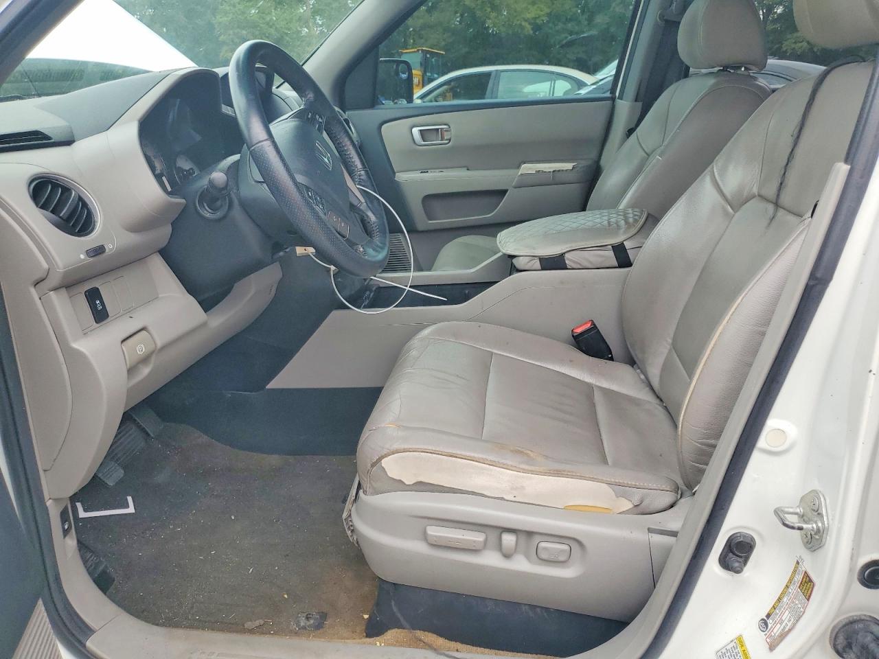 2013 Honda Pilot Exl White vin: 5FNYF3H55DB030962