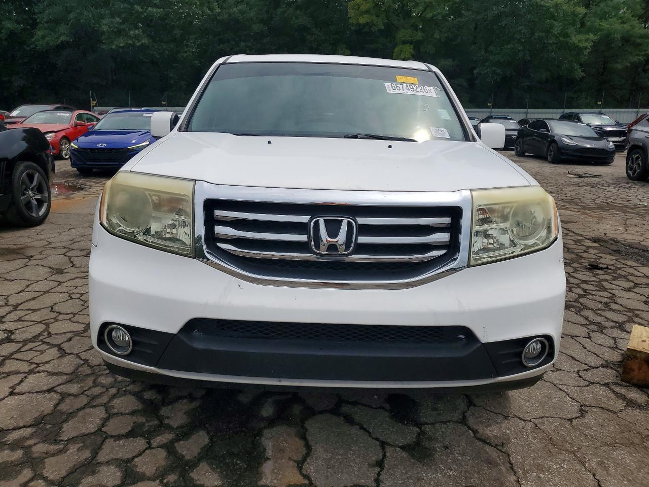 2013 Honda Pilot Exl White vin: 5FNYF3H55DB030962