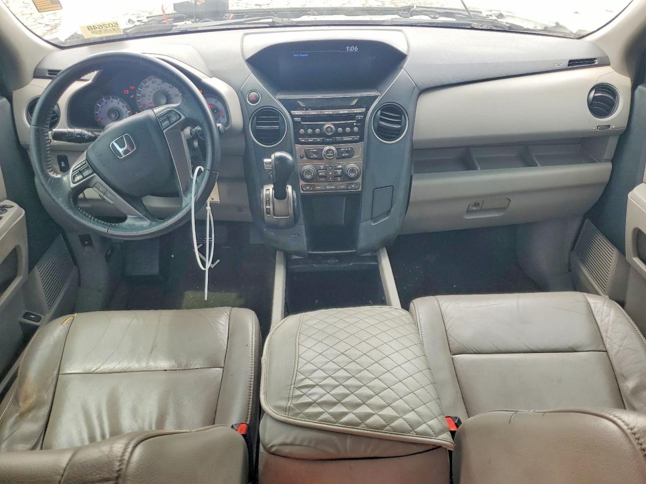 2013 Honda Pilot Exl White vin: 5FNYF3H55DB030962