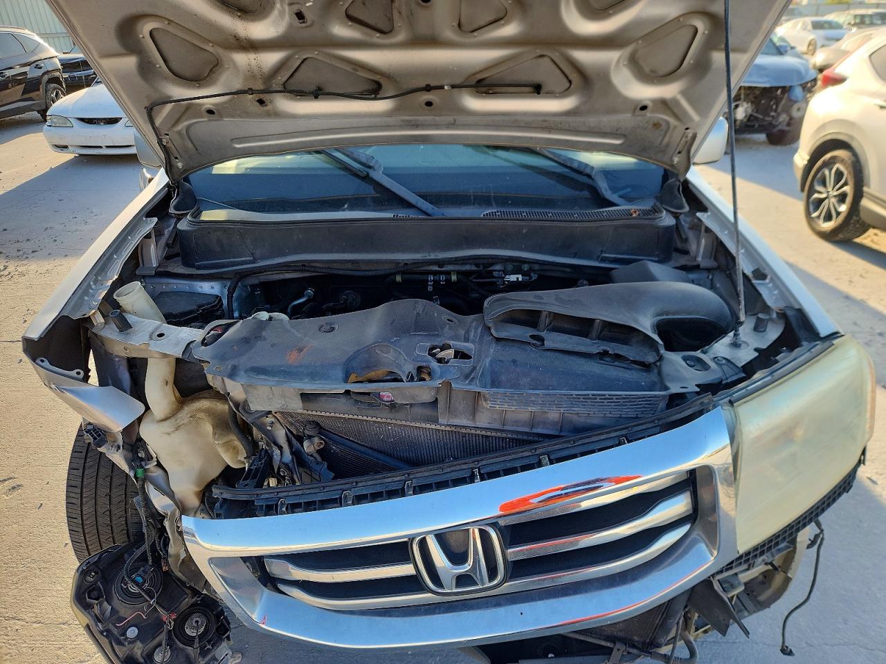 2013 Honda Pilot Exl Silver vin: 5FNYF3H55DB031822