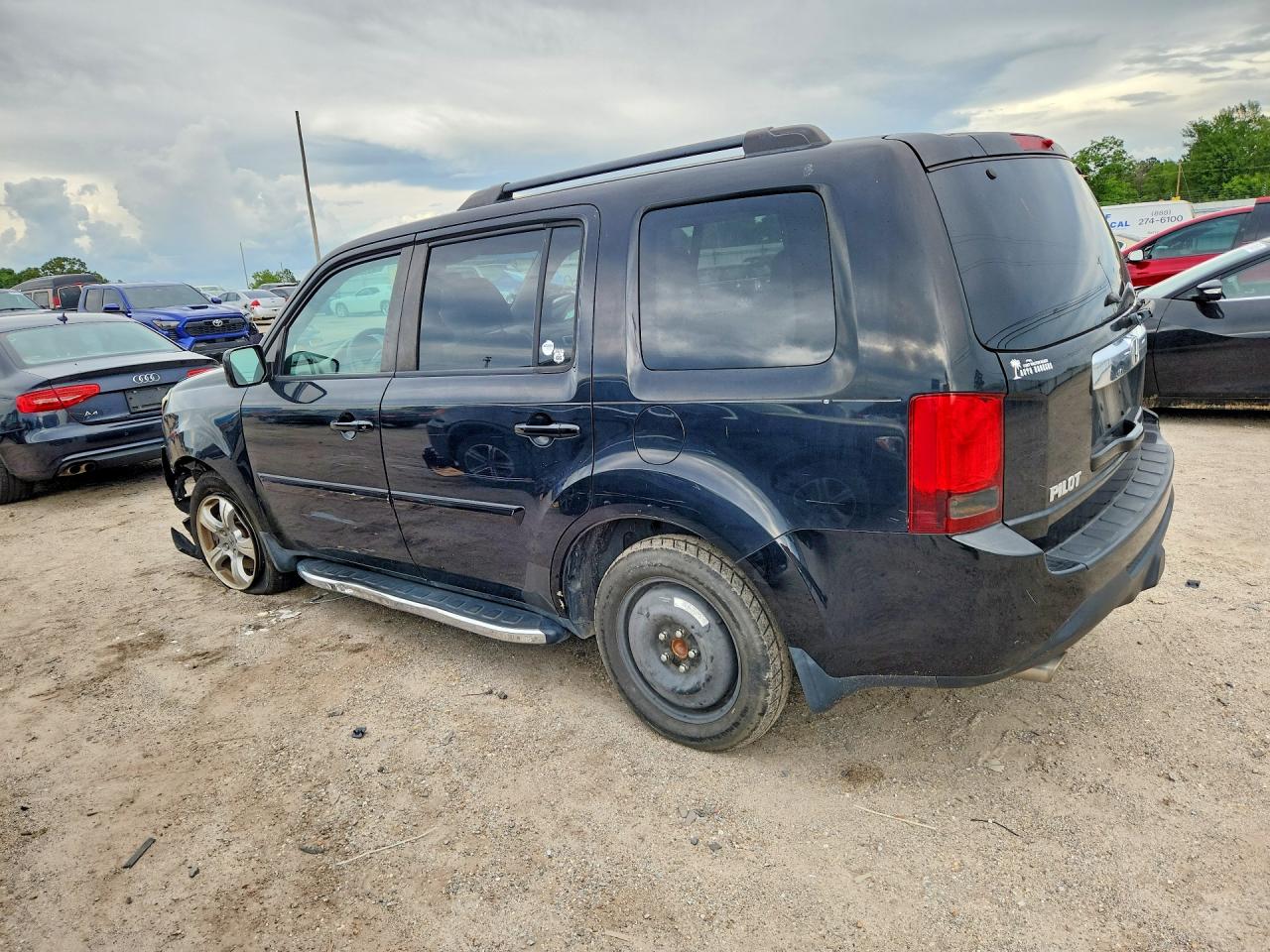 2013 Honda Pilot Exl Black vin: 5FNYF3H55DB038527