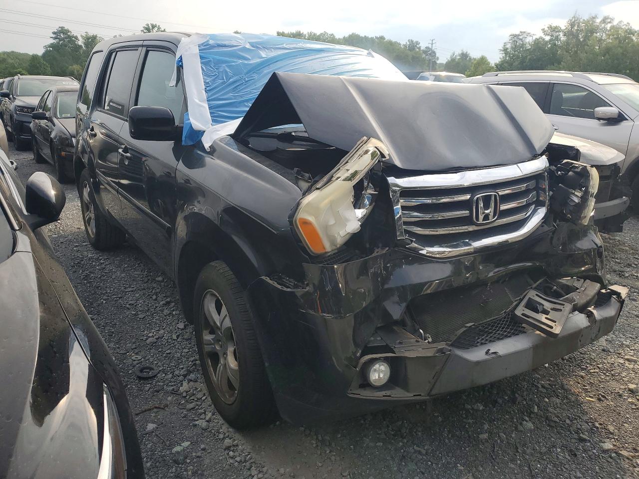 2014 Honda Pilot Exl Черный vin: 5FNYF3H55EB015413