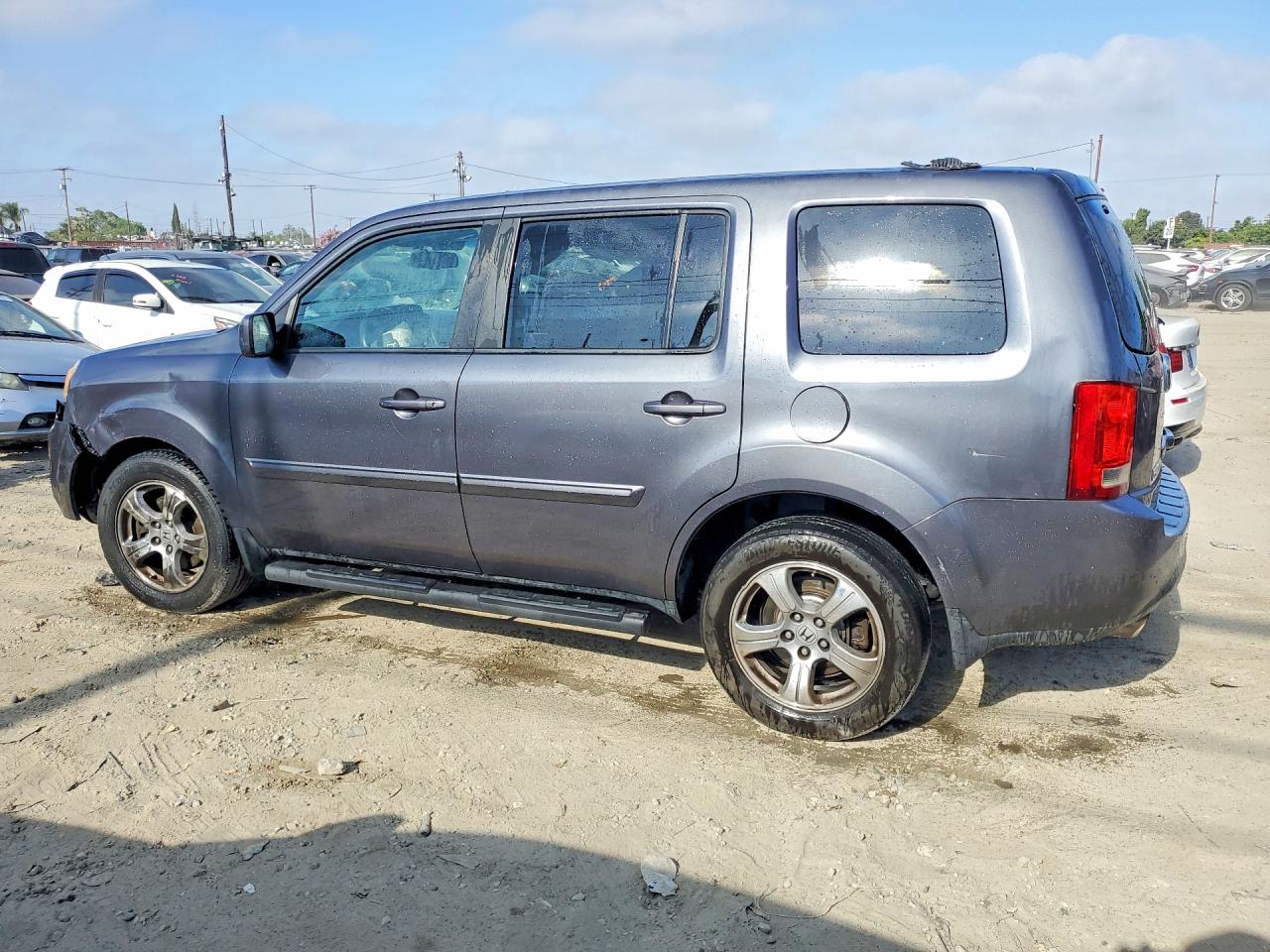 2014 Honda Pilot Exl Gray vin: 5FNYF3H55EB026301