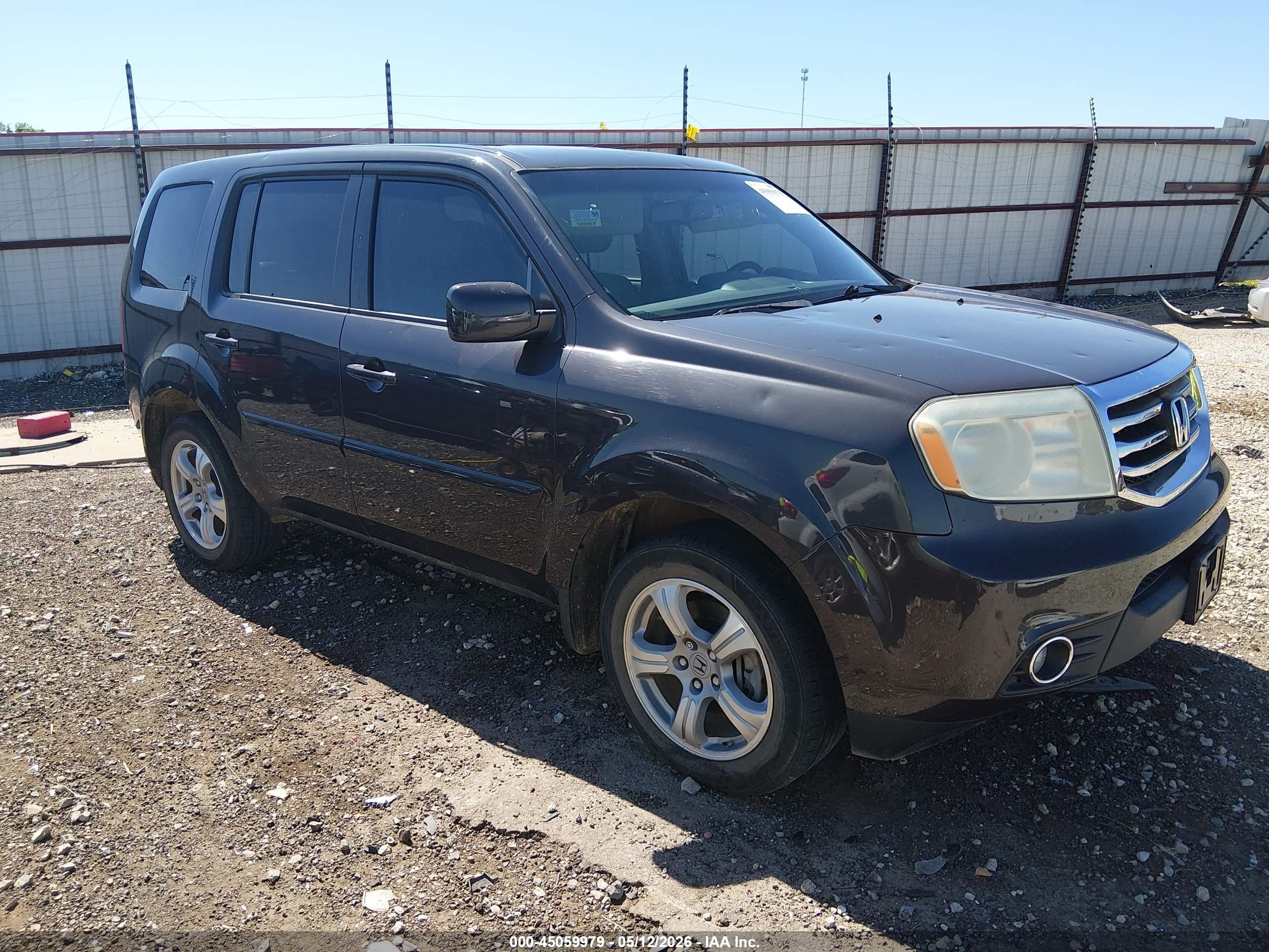 2015 Honda Pilot Ex-l Gray vin: 5FNYF3H55FB011220