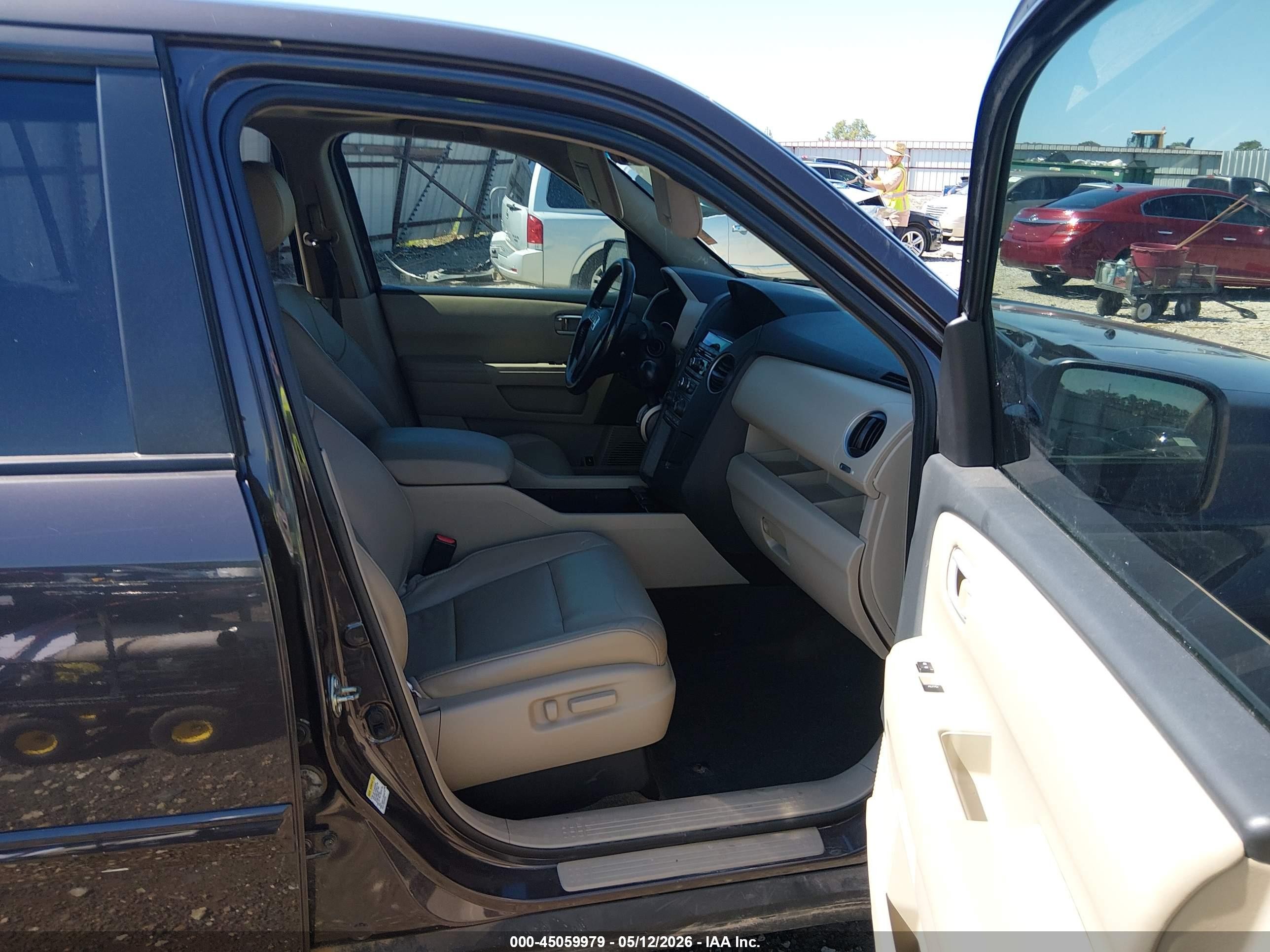 2015 Honda Pilot Ex-l Gray vin: 5FNYF3H55FB011220