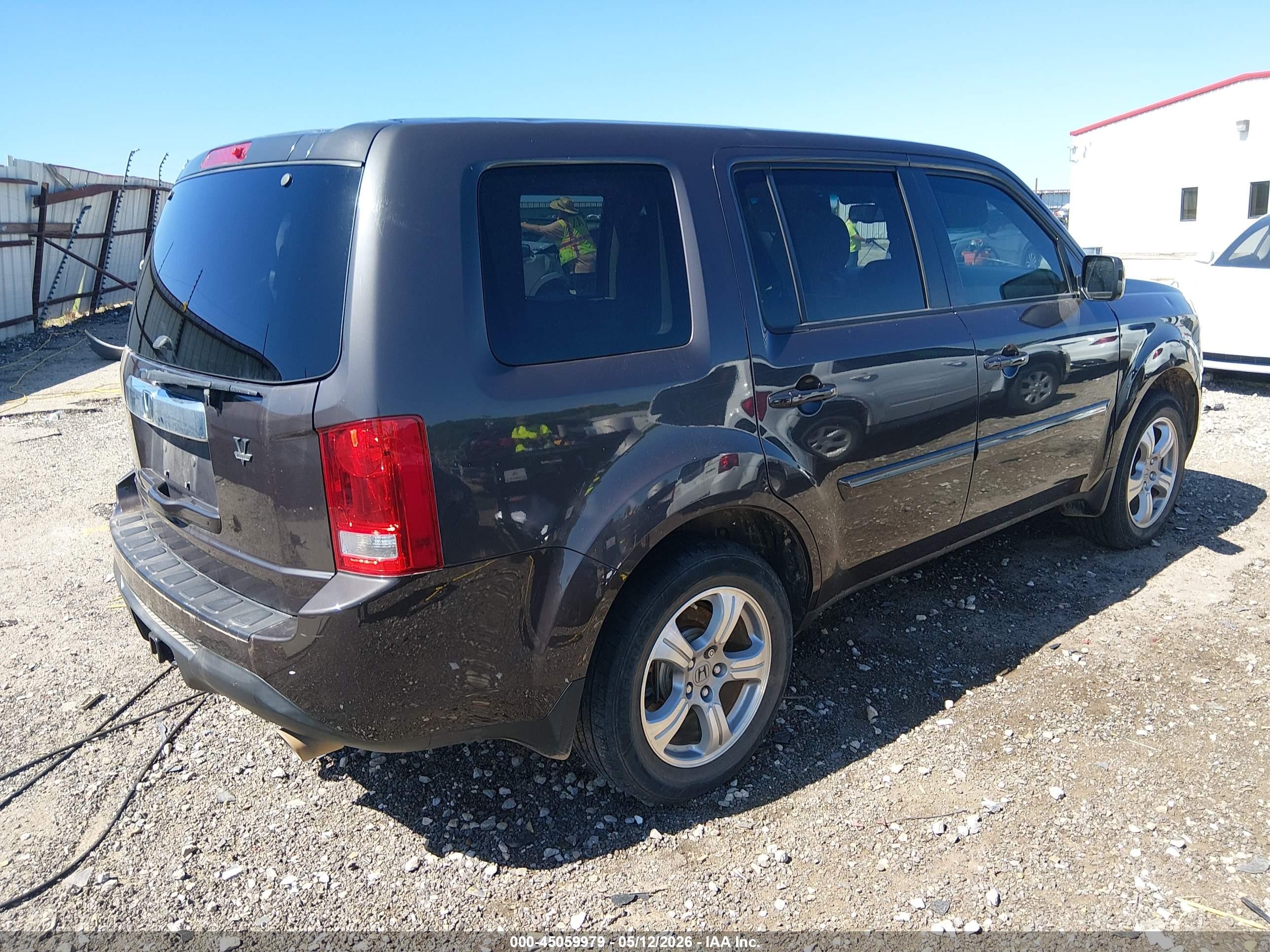 2015 Honda Pilot Ex-l Gray vin: 5FNYF3H55FB011220