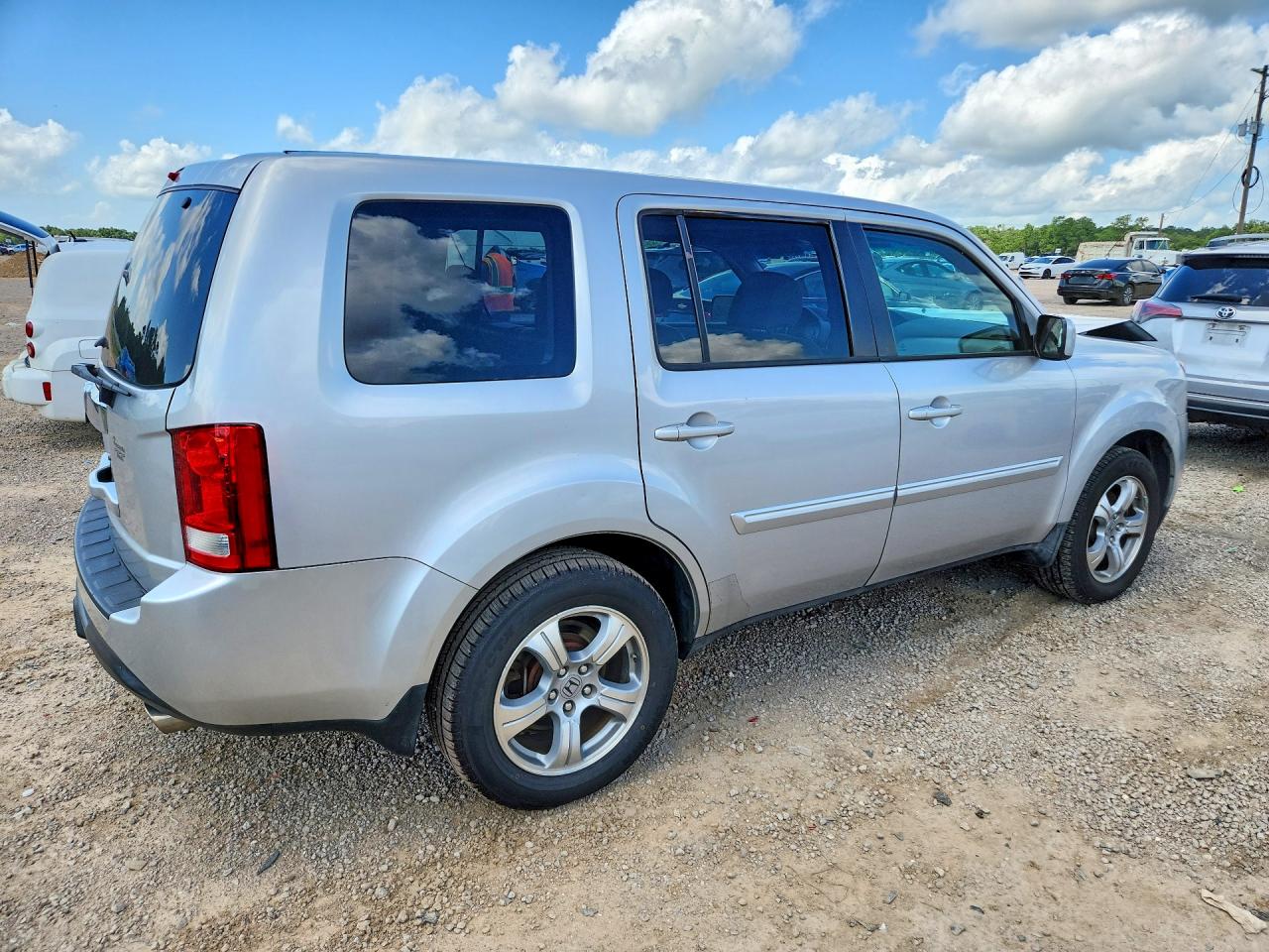 2015 Honda Pilot Exl Silver vin: 5FNYF3H55FB019253