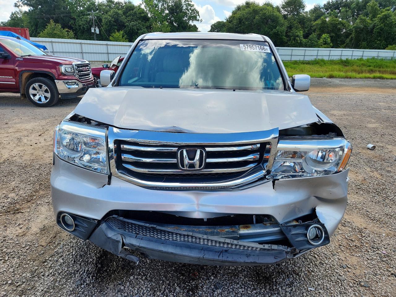 2015 Honda Pilot Exl Silver vin: 5FNYF3H55FB019253