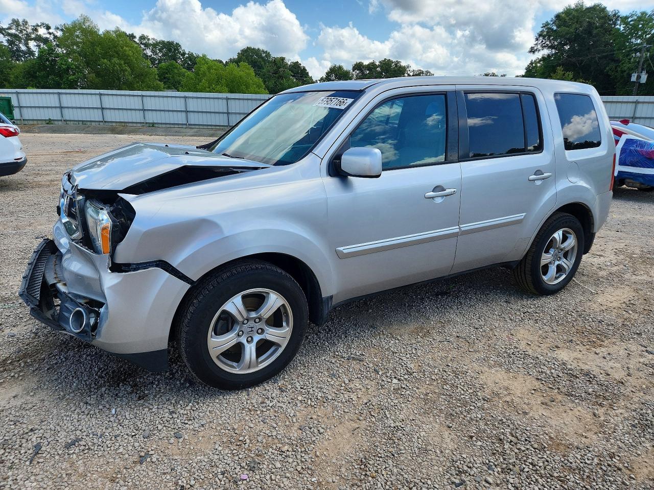 2015 Honda Pilot Exl Серебряный vin: 5FNYF3H55FB019253