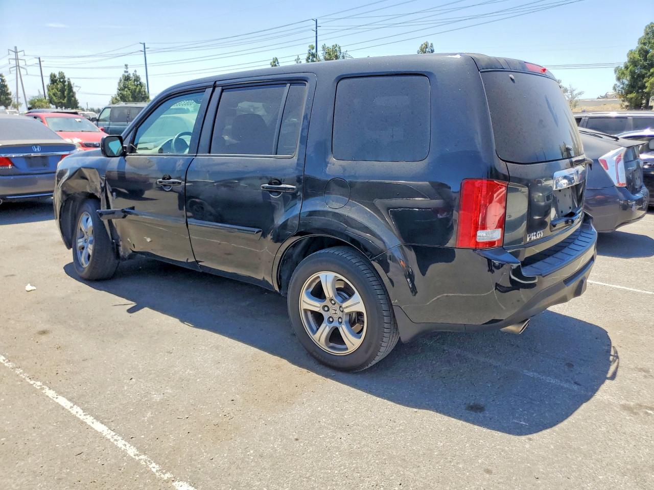 2015 Honda Pilot Exl Черный vin: 5FNYF3H55FB031905