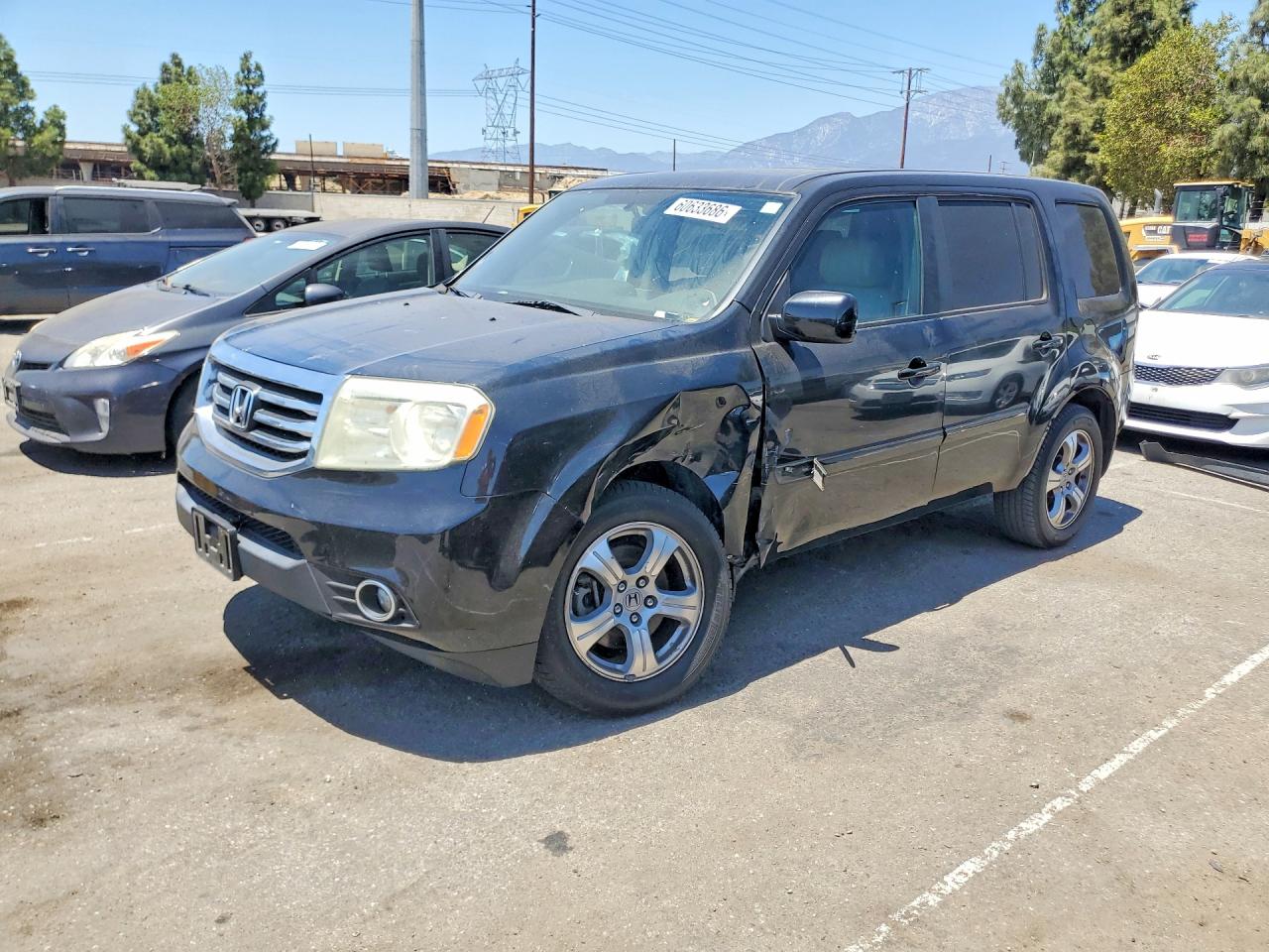 2015 Honda Pilot Exl Черный vin: 5FNYF3H55FB031905