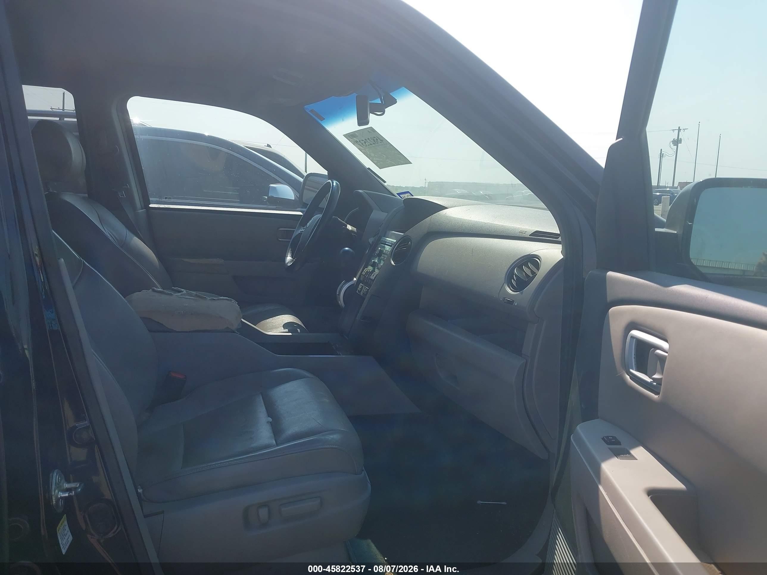 2011 Honda Pilot Ex-l Black vin: 5FNYF3H56BB012256