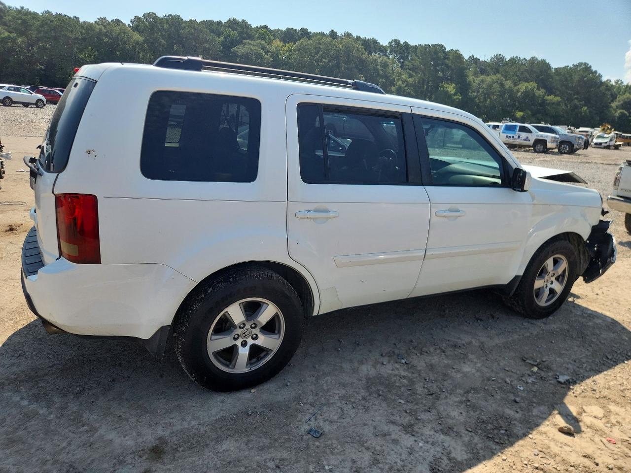 2011 Honda Pilot Exl White vin: 5FNYF3H56BB052630