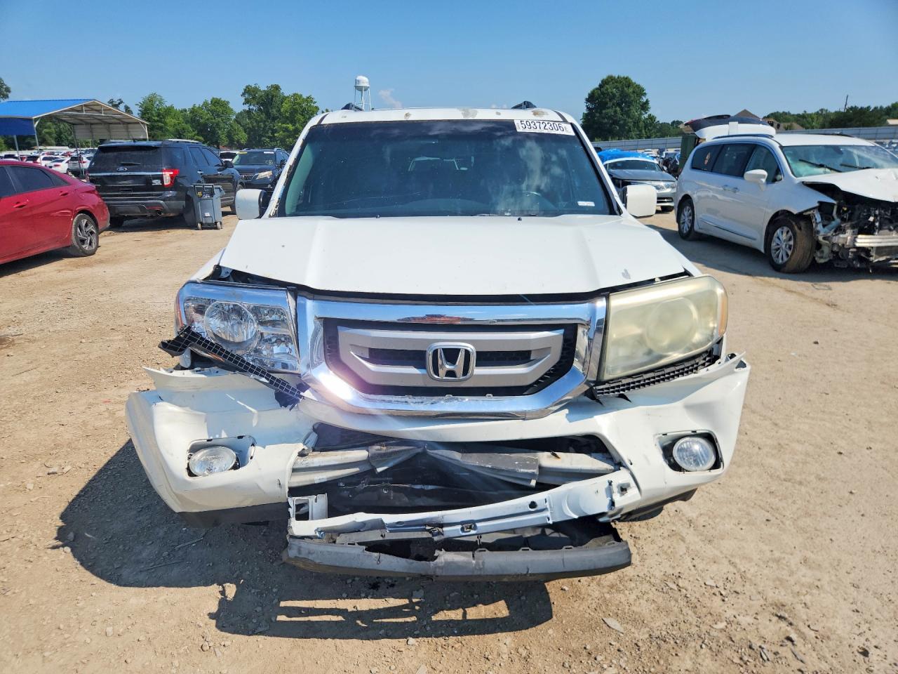 2011 Honda Pilot Exl White vin: 5FNYF3H56BB052630