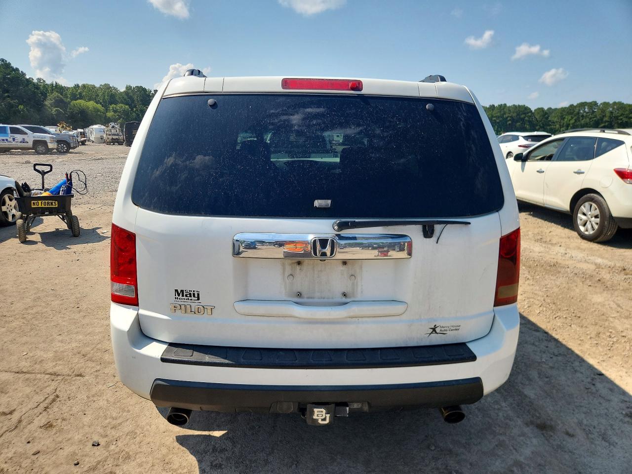 2011 Honda Pilot Exl White vin: 5FNYF3H56BB052630