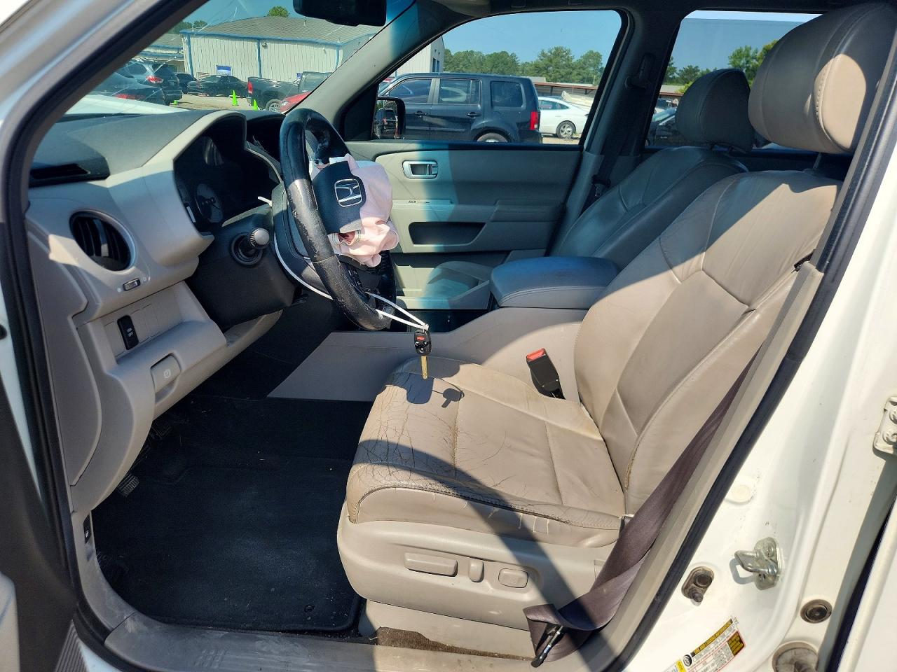 2011 Honda Pilot Exl White vin: 5FNYF3H56BB052630