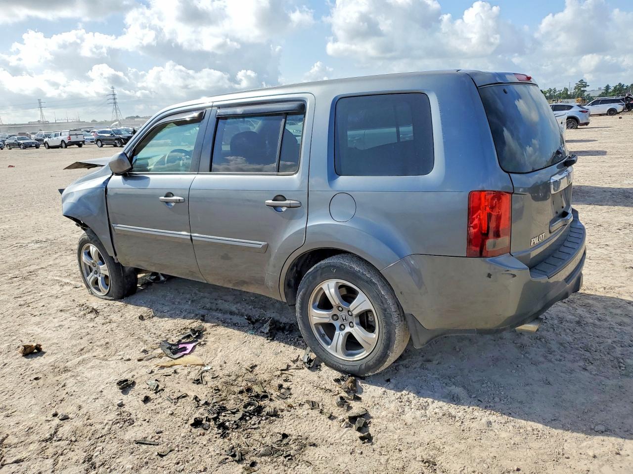2012 Honda Pilot Exl Серый vin: 5FNYF3H56CB021315