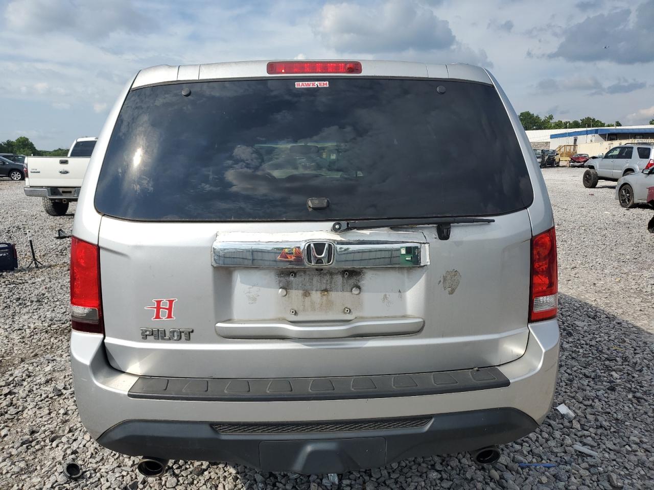 2012 Honda Pilot Exl Silver vin: 5FNYF3H56CB035926