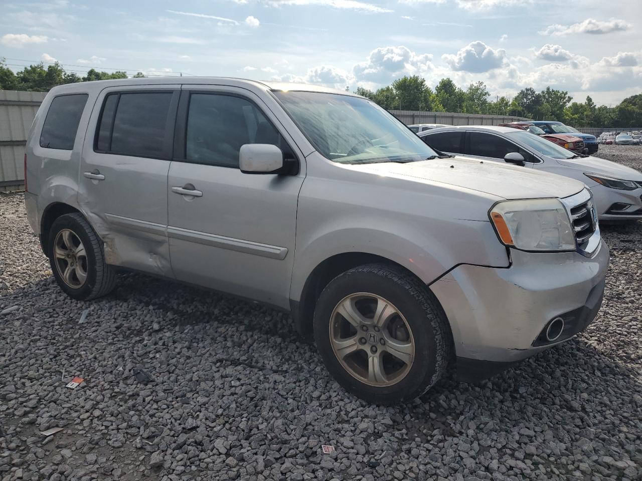 2012 Honda Pilot Exl Silver vin: 5FNYF3H56CB035926