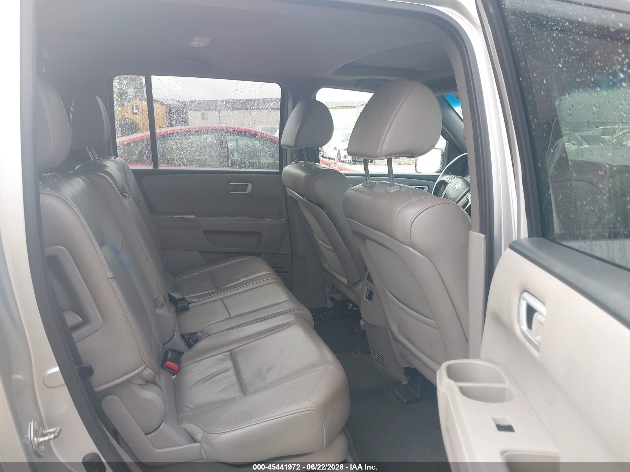 2012 Honda Pilot Ex-l Silver vin: 5FNYF3H56CB038972