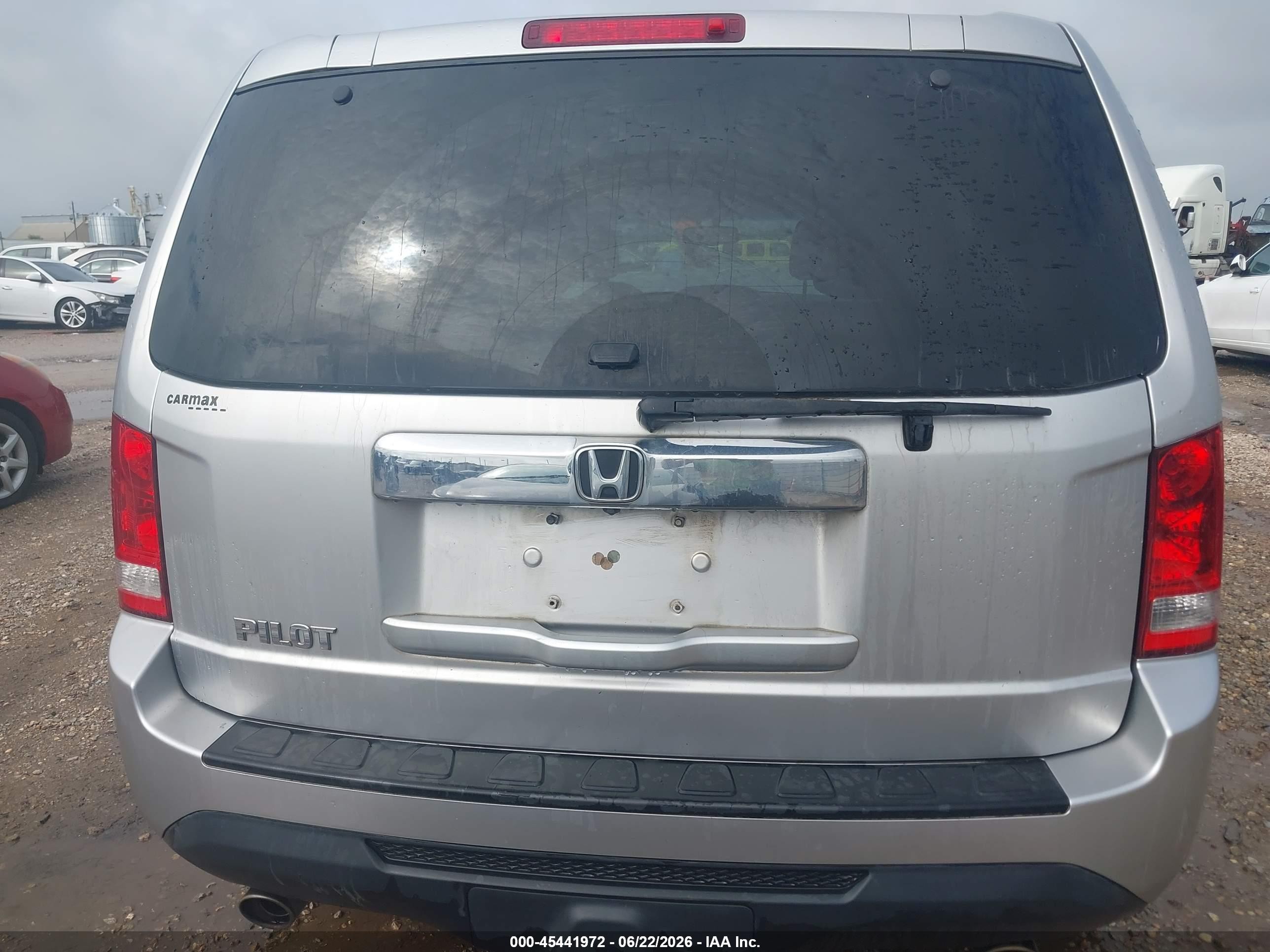 2012 Honda Pilot Ex-l Silver vin: 5FNYF3H56CB038972