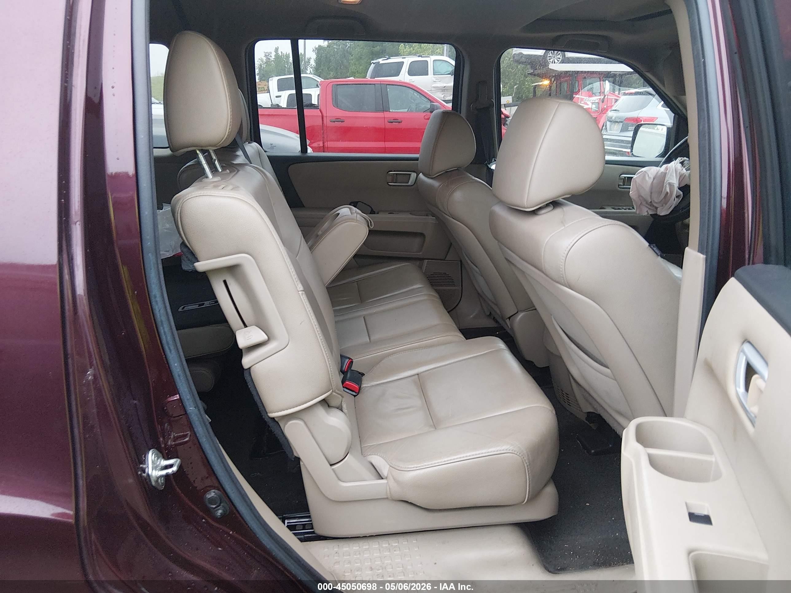 2012 Honda Pilot Ex-l Темно-бордовый vin: 5FNYF3H56CB040561