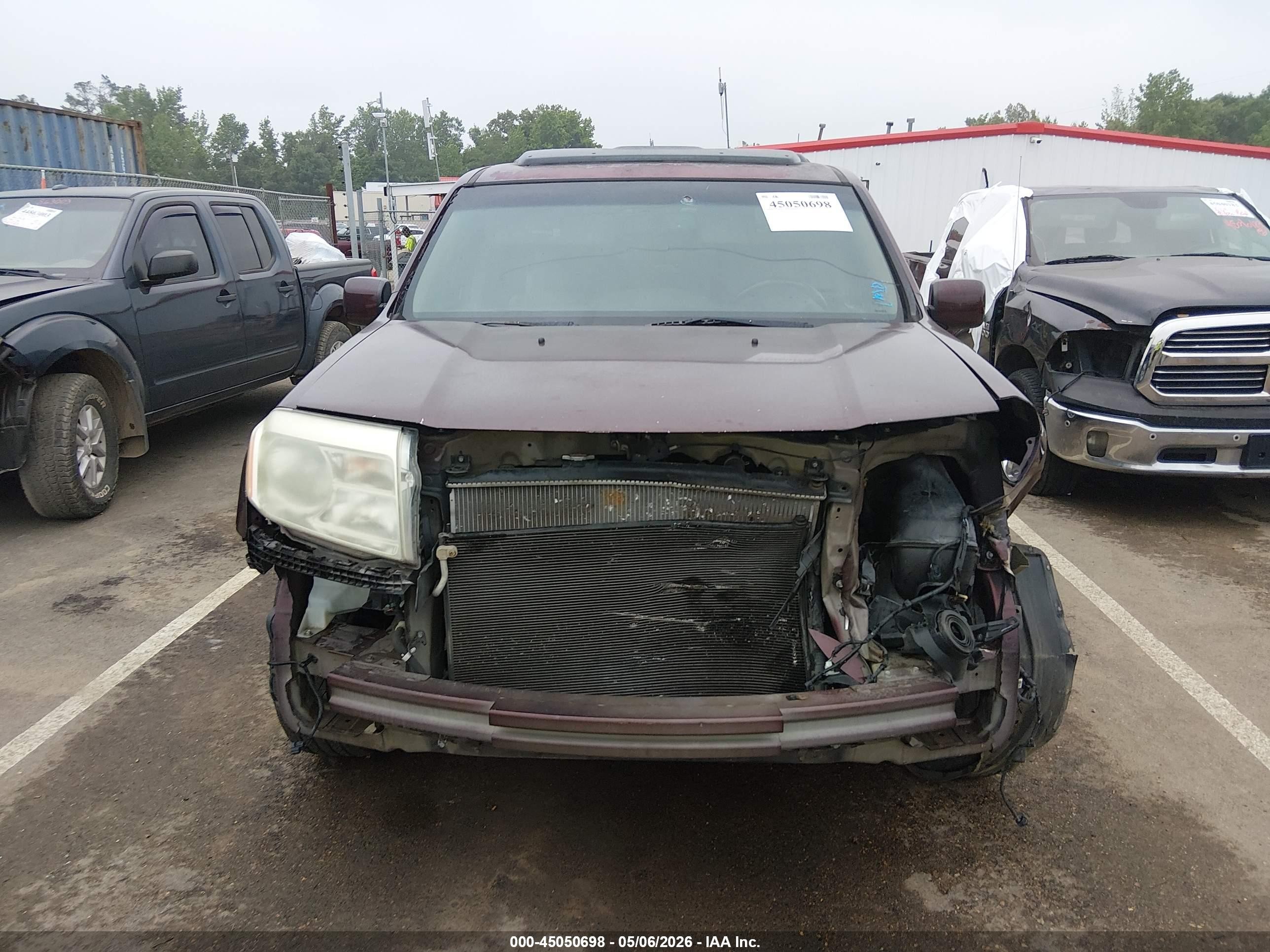 2012 Honda Pilot Ex-l Темно-бордовый vin: 5FNYF3H56CB040561