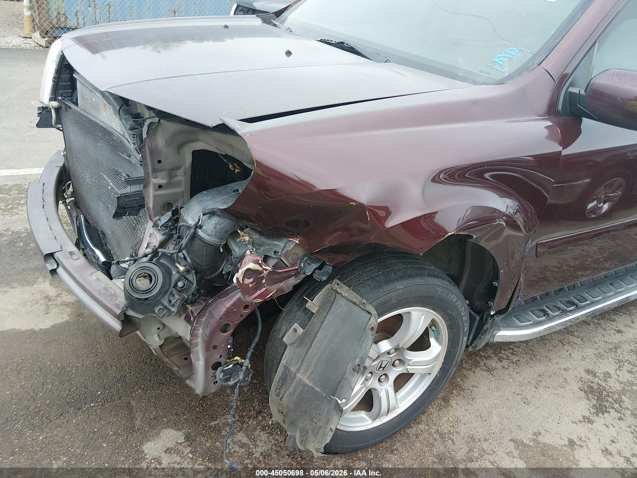 2012 Honda Pilot Ex-l Темно-бордовый vin: 5FNYF3H56CB040561