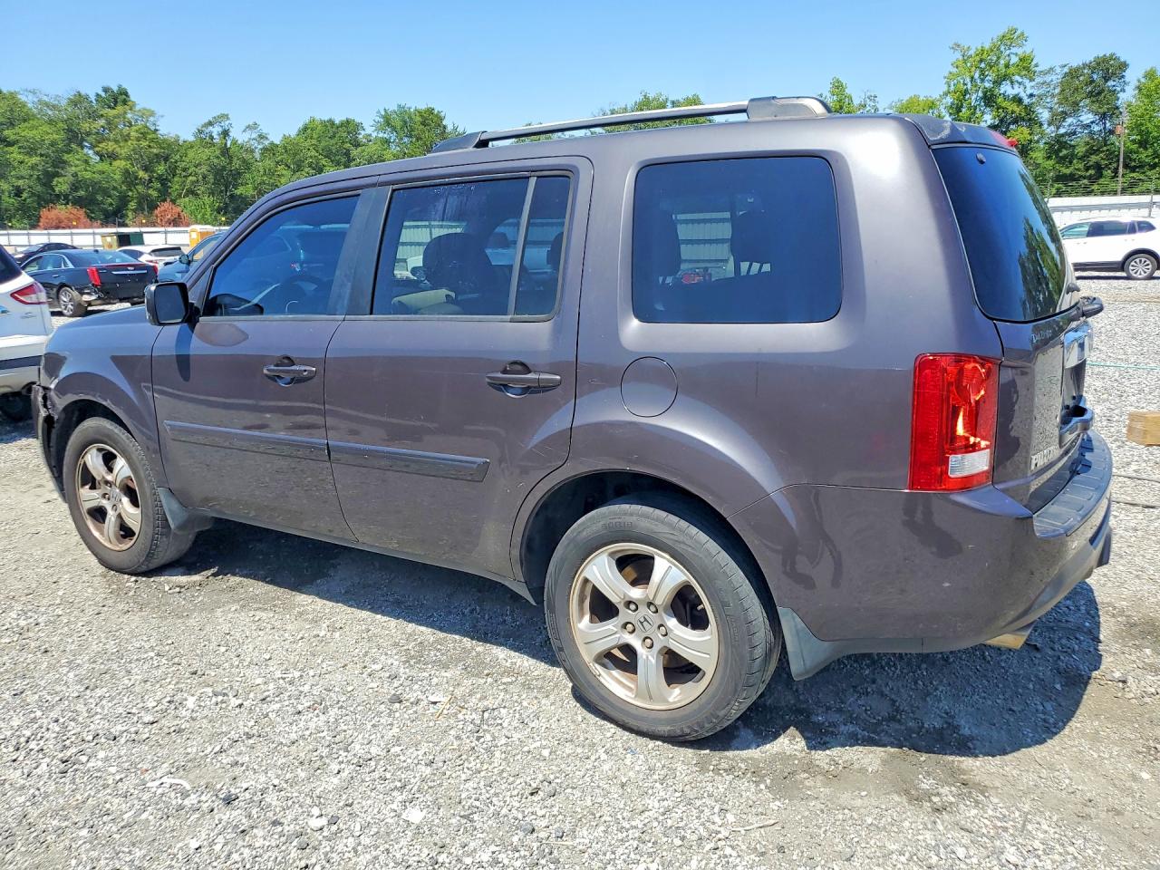 2012 Honda Pilot Exl Brown vin: 5FNYF3H56CB044318