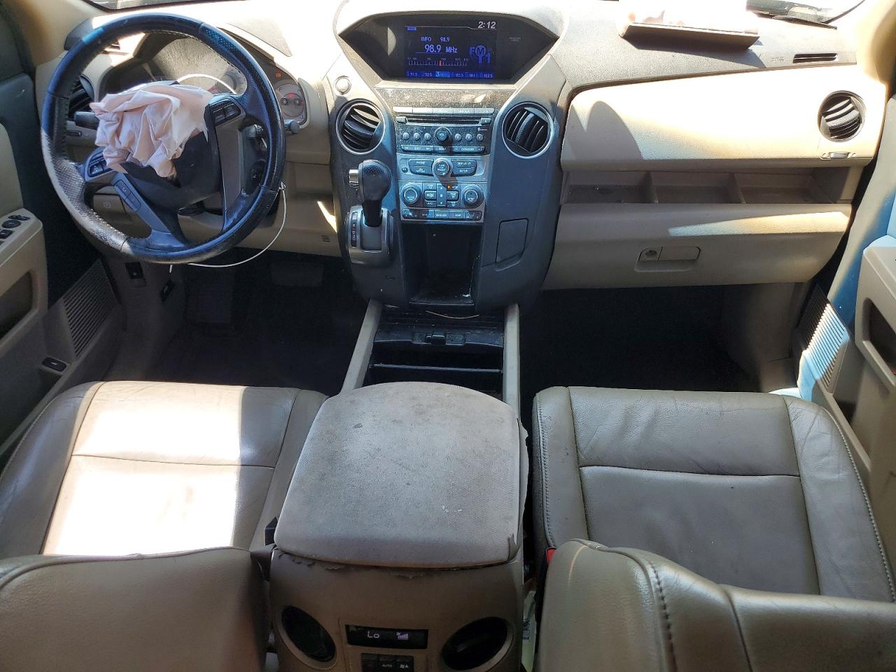 2012 Honda Pilot Exl Brown vin: 5FNYF3H56CB044318