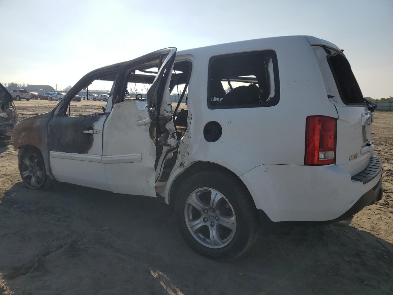 2013 Honda Pilot Exl White vin: 5FNYF3H56DB008808