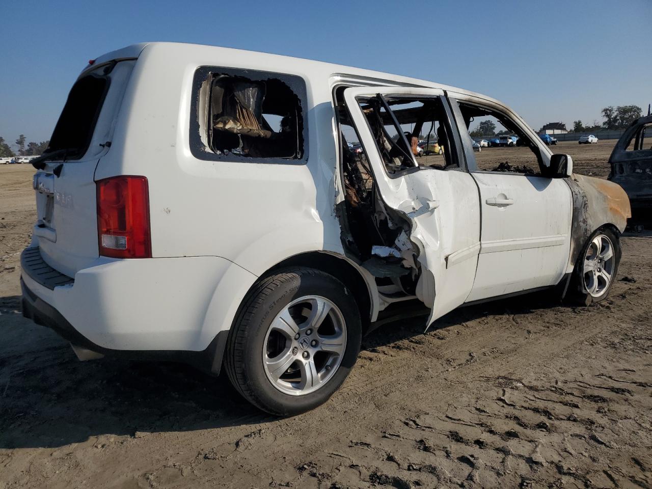 2013 Honda Pilot Exl White vin: 5FNYF3H56DB008808