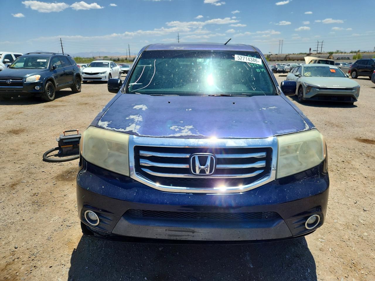 2013 Honda Pilot Exl Синий vin: 5FNYF3H56DB016536