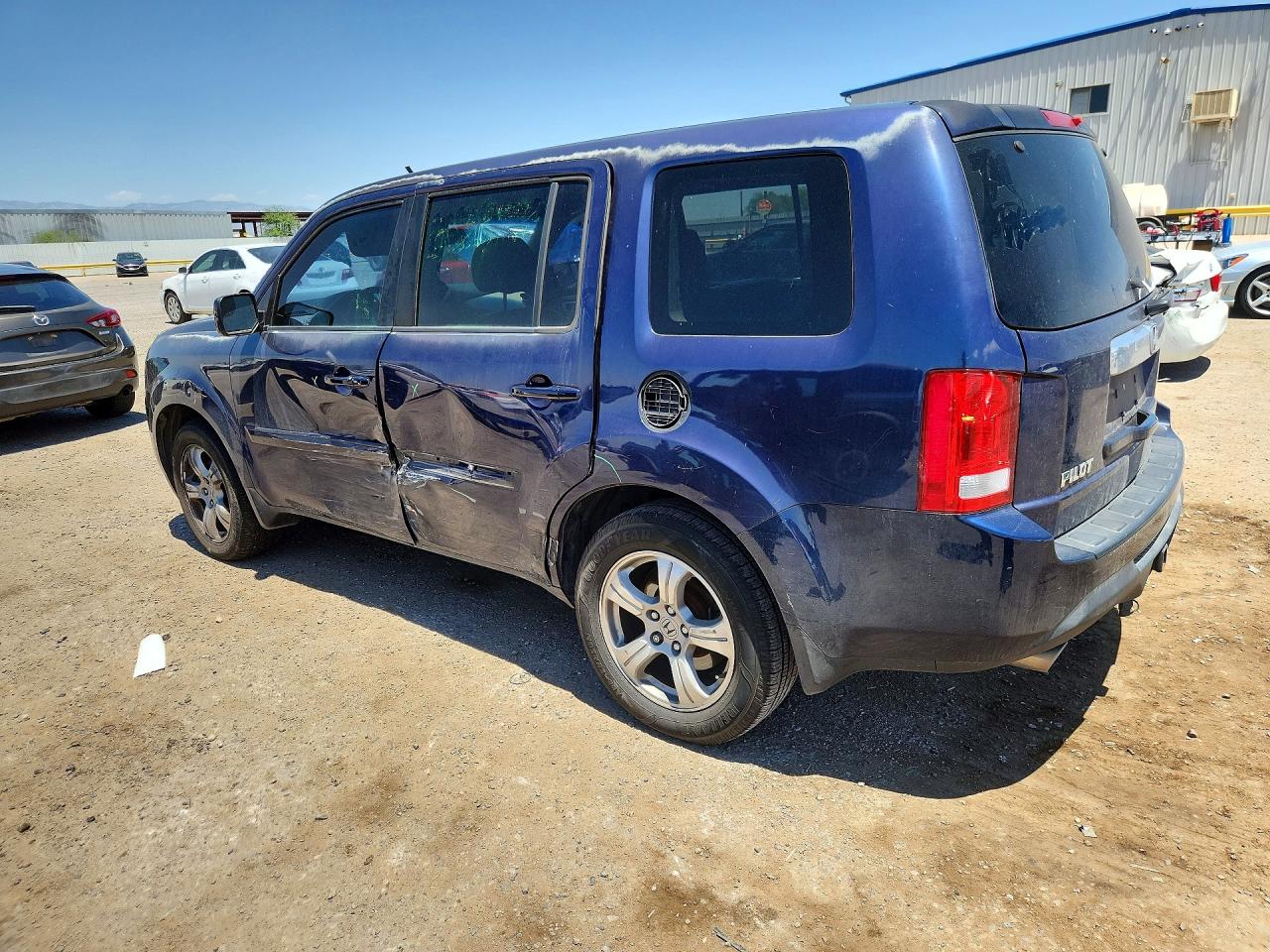 2013 Honda Pilot Exl Синий vin: 5FNYF3H56DB016536