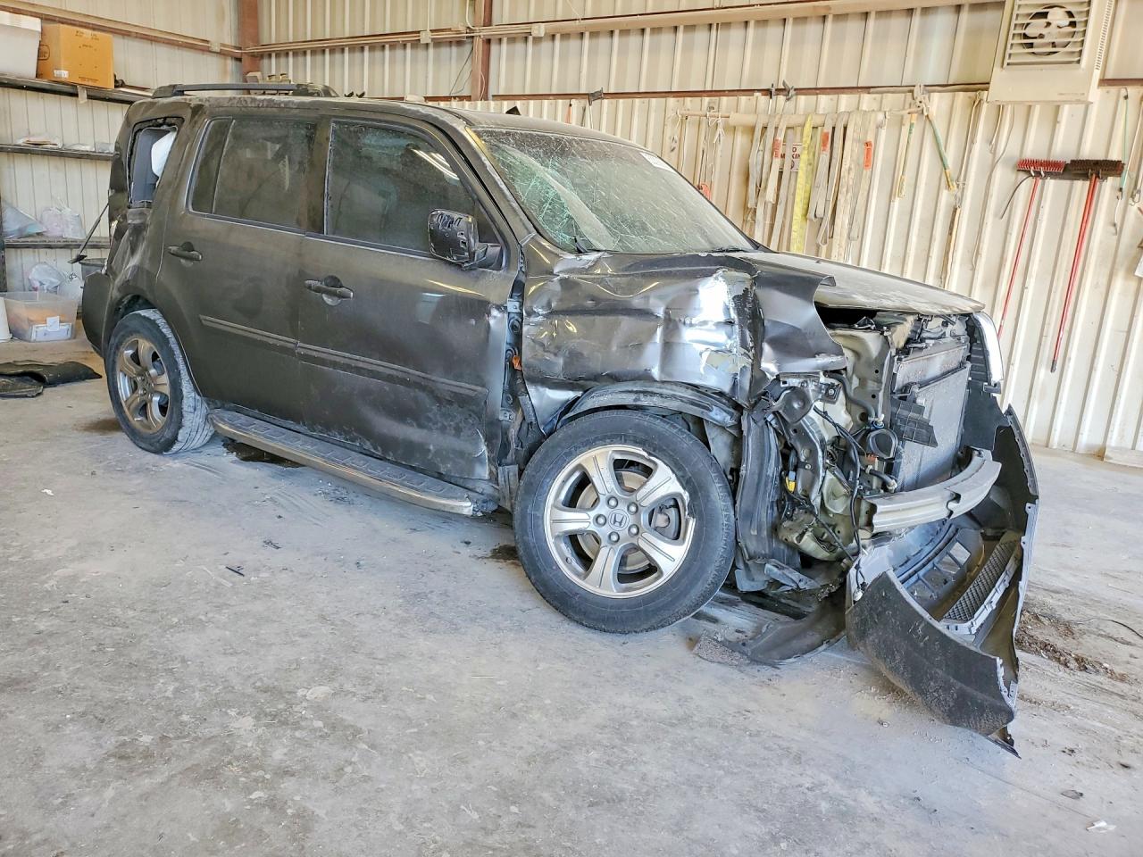 2013 Honda Pilot Exl Серый vin: 5FNYF3H56DB026127