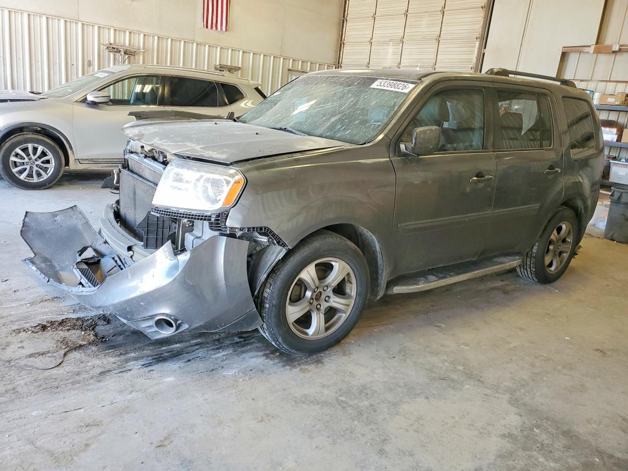 2013 Honda Pilot Exl Серый vin: 5FNYF3H56DB026127