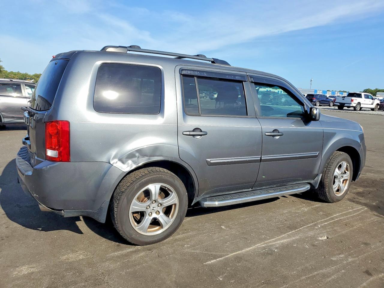 2013 Honda Pilot Exl Gray vin: 5FNYF3H56DB026841