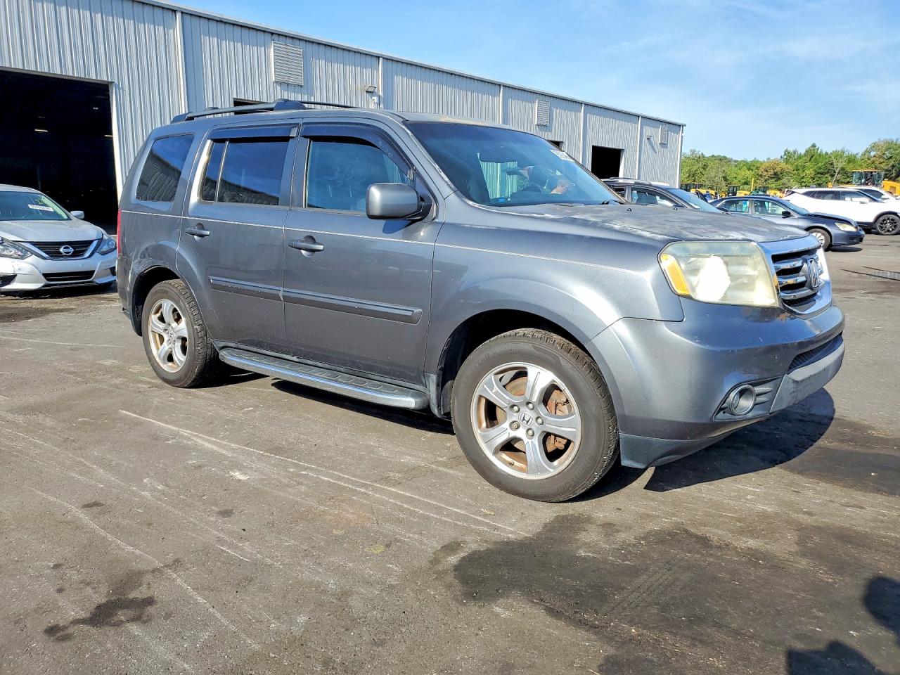 2013 Honda Pilot Exl Gray vin: 5FNYF3H56DB026841