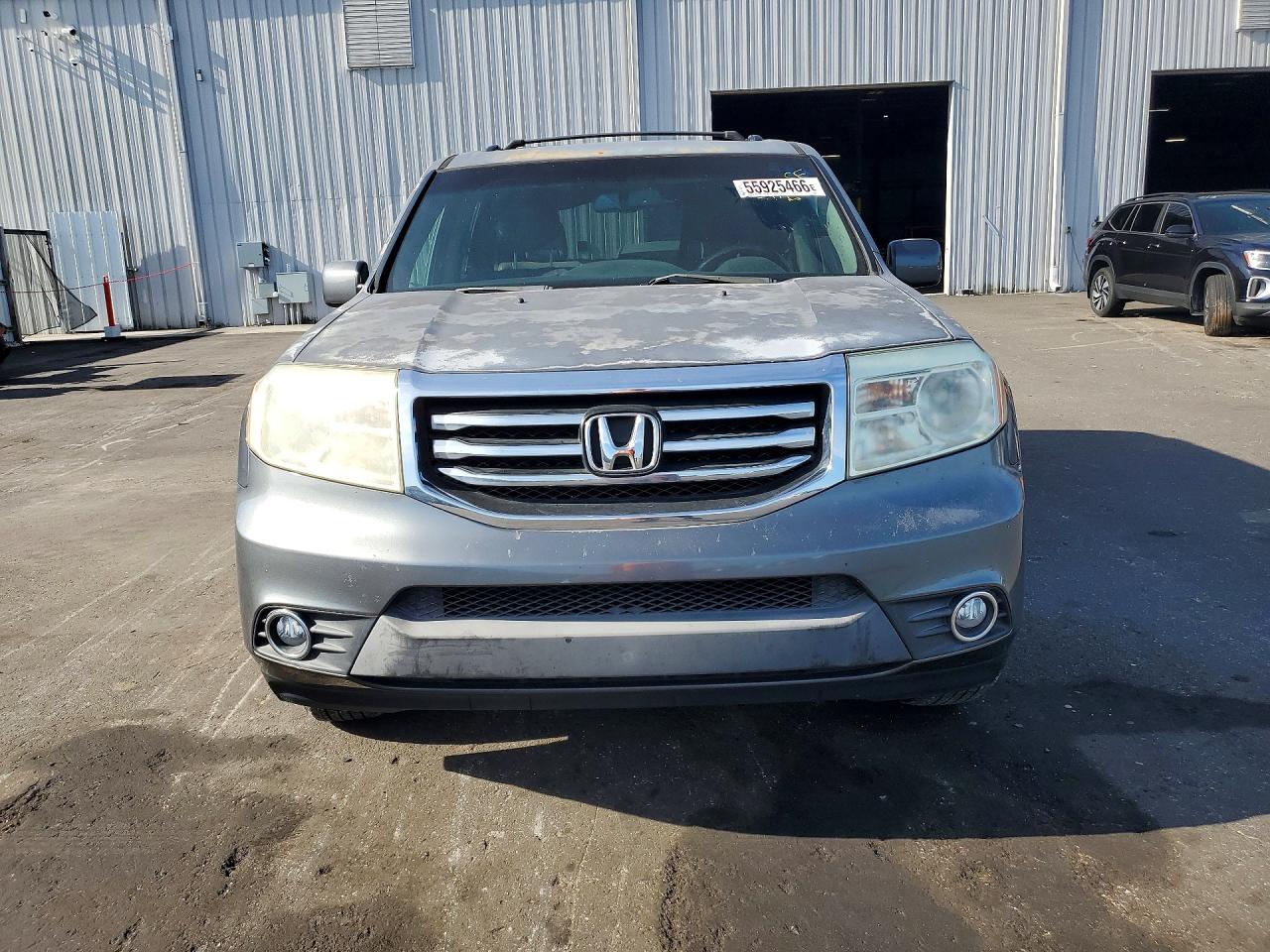 2013 Honda Pilot Exl Gray vin: 5FNYF3H56DB026841