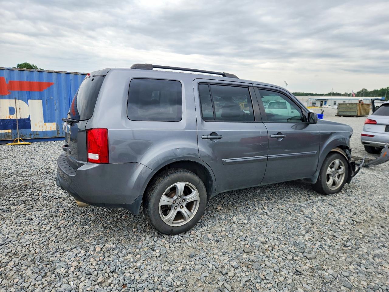 2013 Honda Pilot Exl Серый vin: 5FNYF3H56DB028217