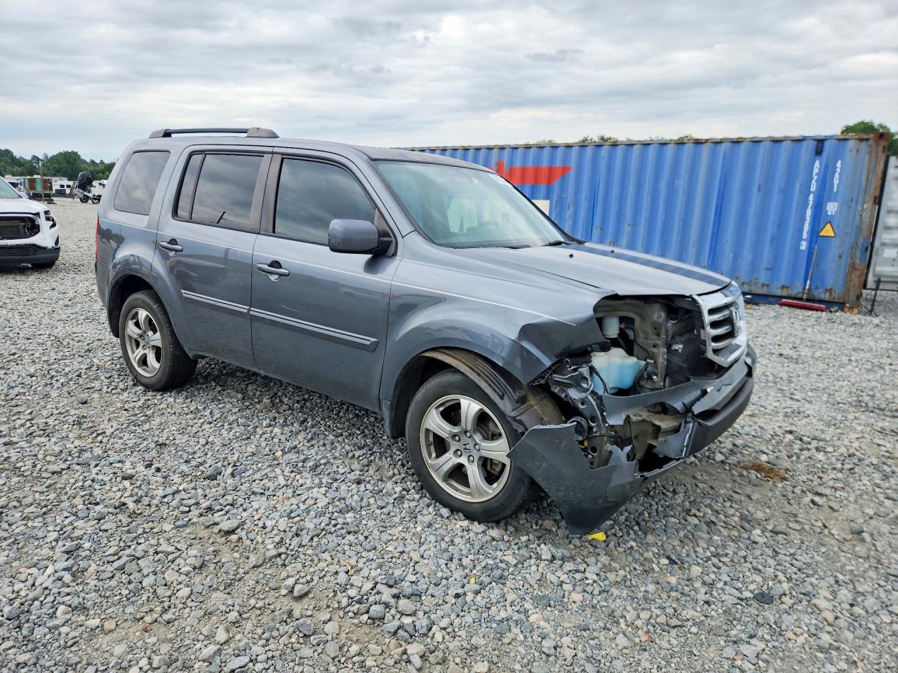 2013 Honda Pilot Exl Серый vin: 5FNYF3H56DB028217