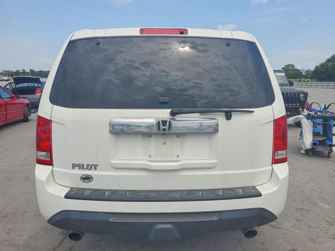 2013 Honda Pilot Exl Белый vin: 5FNYF3H56DB036110