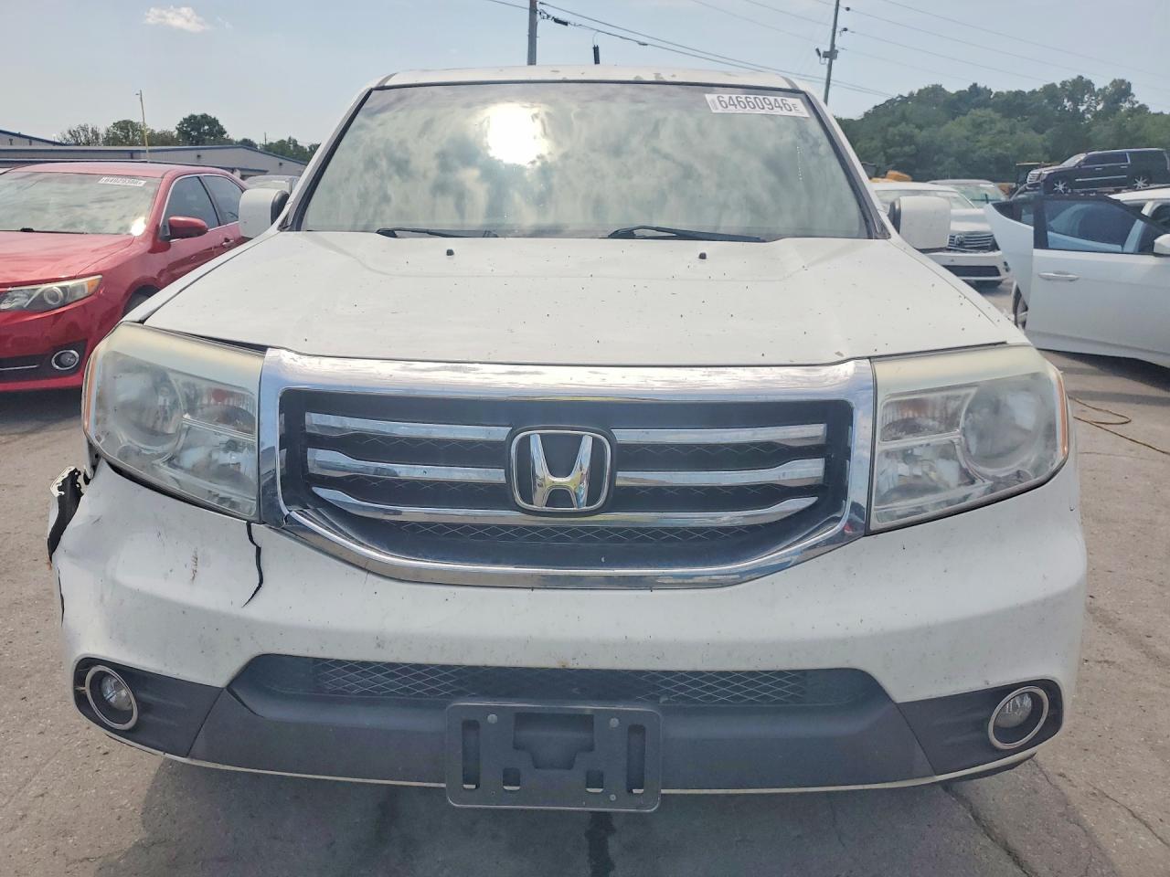 2013 Honda Pilot Exl Белый vin: 5FNYF3H56DB036110